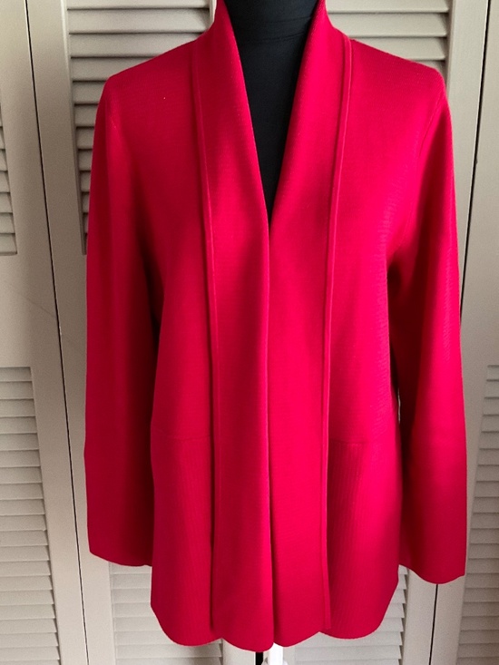 Talbots Sweaters - Red Talbots Cardigan Size L